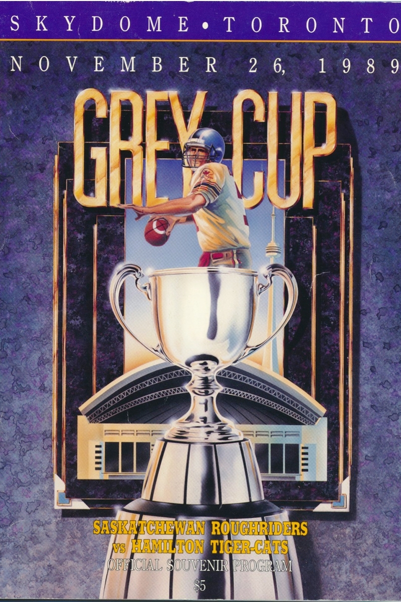 Grey Cup Programs Canadian Football Hall of Fame